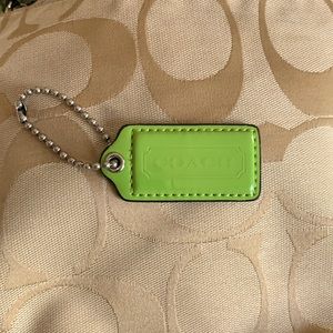 Coach green bling/ accessories